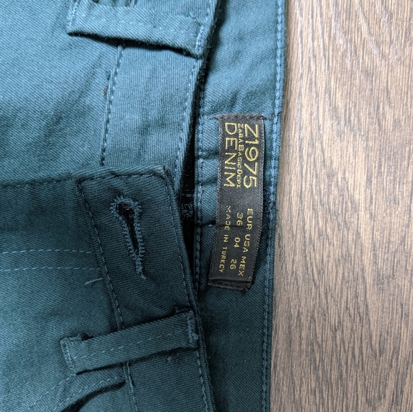 Zara Denim Pants, Size 4 - Picture 7 of 8
